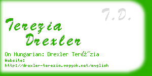 terezia drexler business card